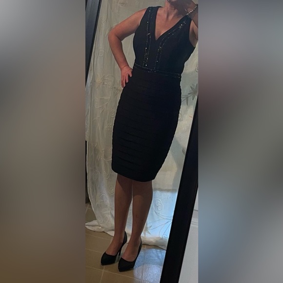 WornONCE/LIKE New- JAX Black dress-very elegant and classy but also sexy!😃 - Picture 13 of 13